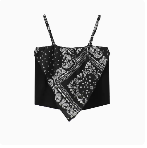 Short sweet and spicy strap (black) (one size)