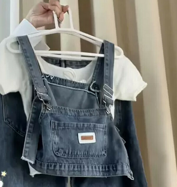 Denim Camisole#Single Piece (Blue) (M-4XL) (Contact customer service to confirm size after placing an order) 