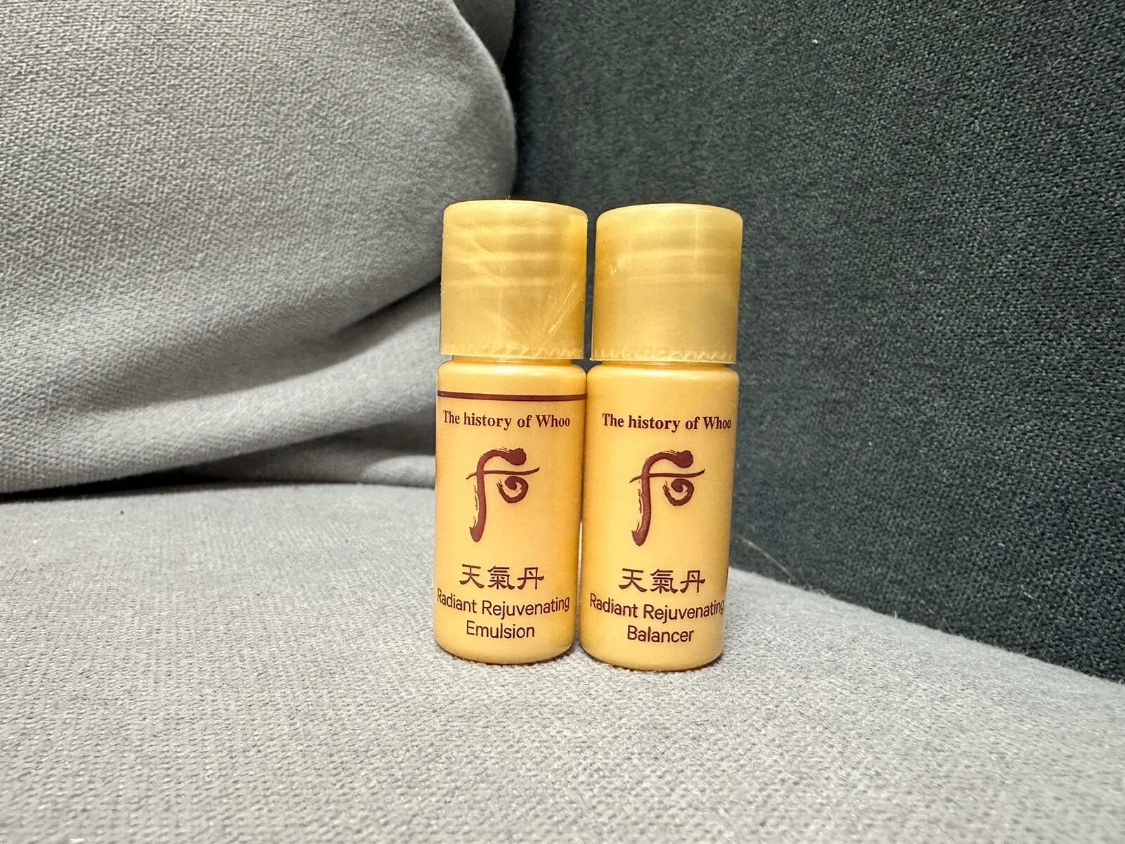 韓國Whoo天氣丹水乳套裝(水乳各一  / 5ml x 2)