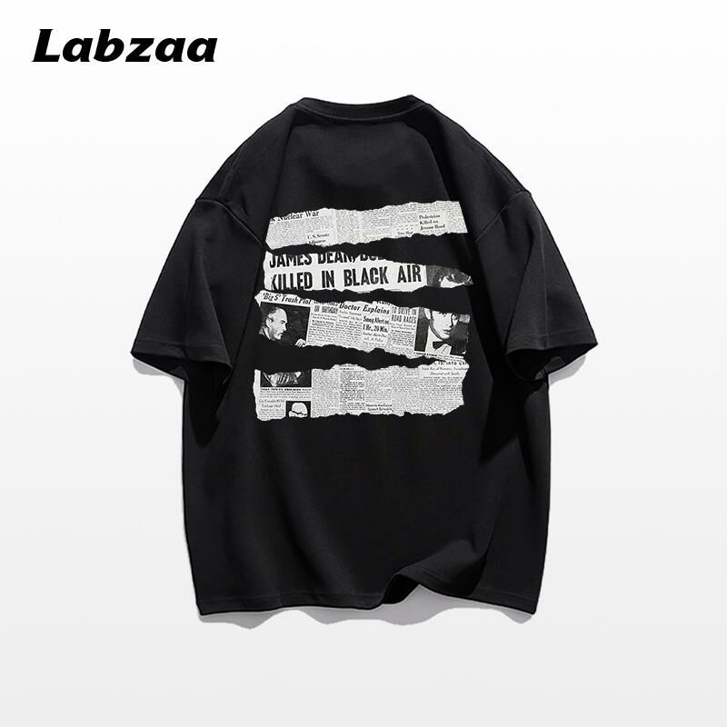 Casual loose short-sleeved T-shirt (M-3XL black) [Please contact customer service to confirm the shipping size after placing an order]
