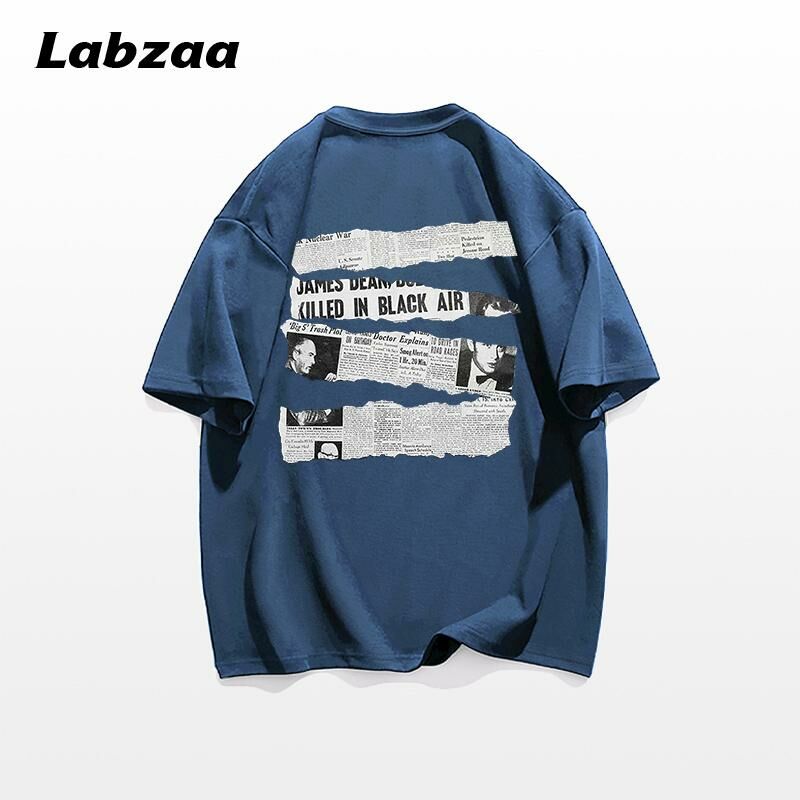 Casual loose short-sleeved T-shirt (M-3XL haze blue) [Please contact customer service to confirm the shipping size after placing an order]