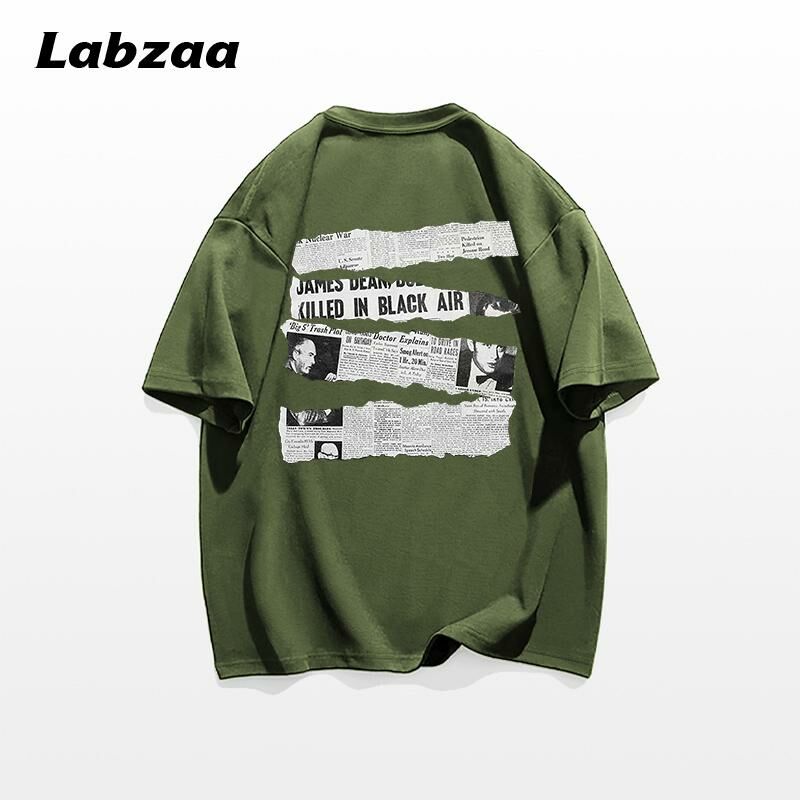 Casual loose short-sleeved T-shirt (M-3XL army green) [Please contact customer service to confirm the shipping size after placing an order]