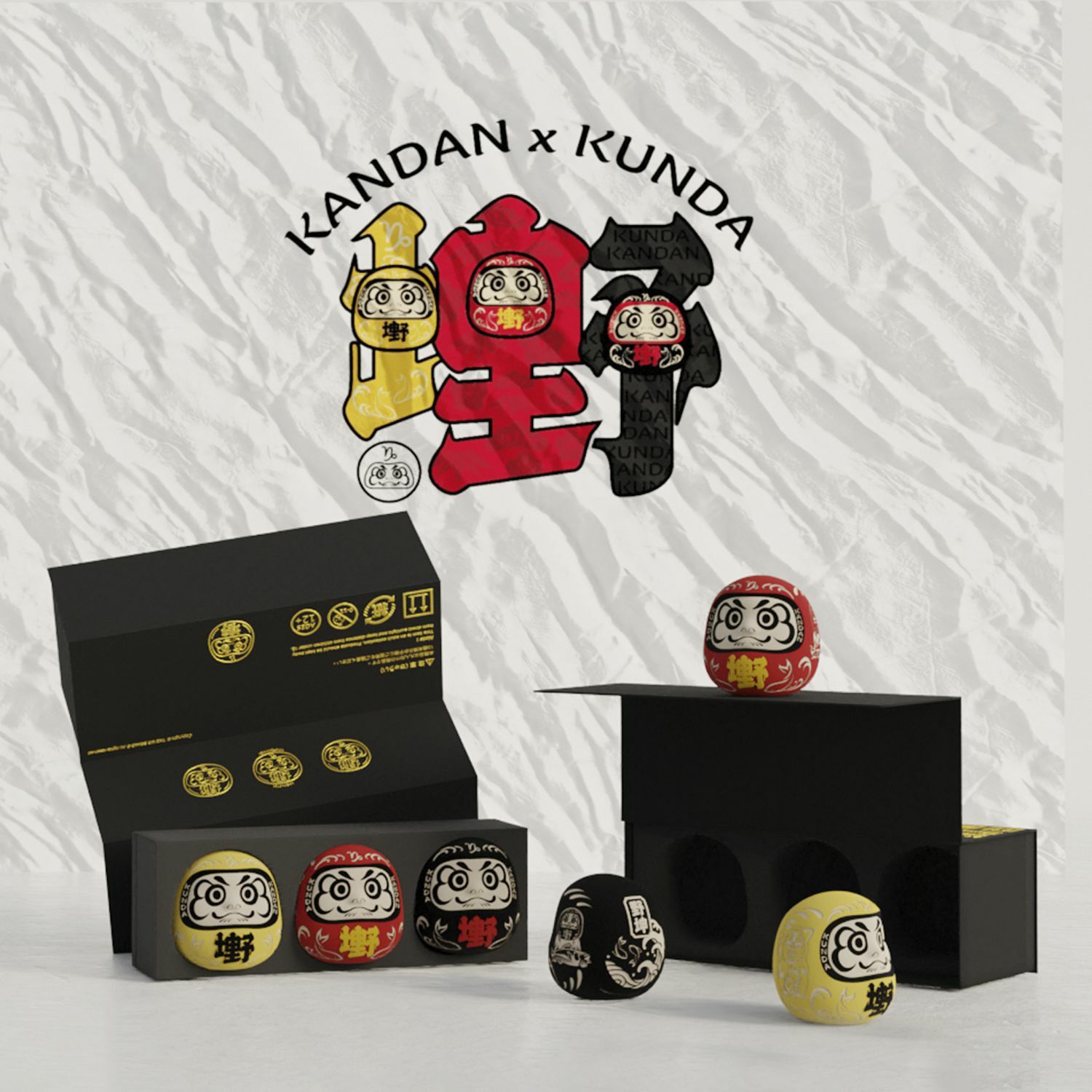 KID ® x KUNDA 2024野坤新聯名 小野阿坤公仔一組3入