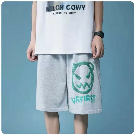 激抵短褲男夏季（灰色【M_5XL碼】（下單後聯繫客服確認發貨尺碼）