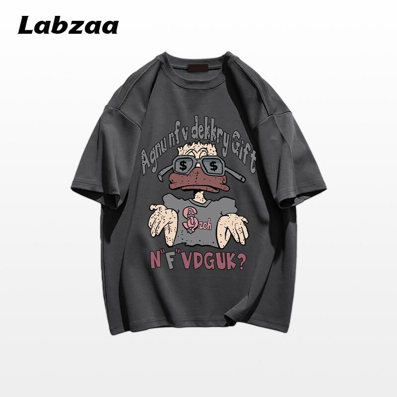 Casual loose short-sleeved T-shirt (M-3XL dark gray) [Please contact customer service to confirm the shipping size after placing an order]