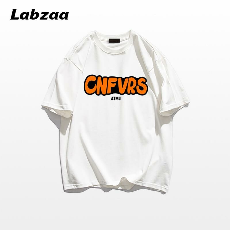 爆款休閒寬鬆短袖T恤( M-3XL碼 白色)【下單後請聯絡客服確認發貨尺碼】