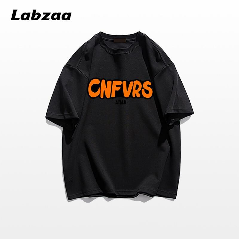 爆款休閒寬鬆短袖T恤( M-3XL碼 黑色)【下單後請聯絡客服確認發貨尺碼】