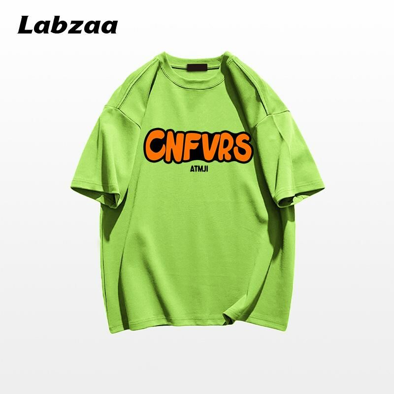 爆款休閒寬鬆短袖T恤( M-3XL碼 熒光綠)【下單後請聯絡客服確認發貨尺碼】