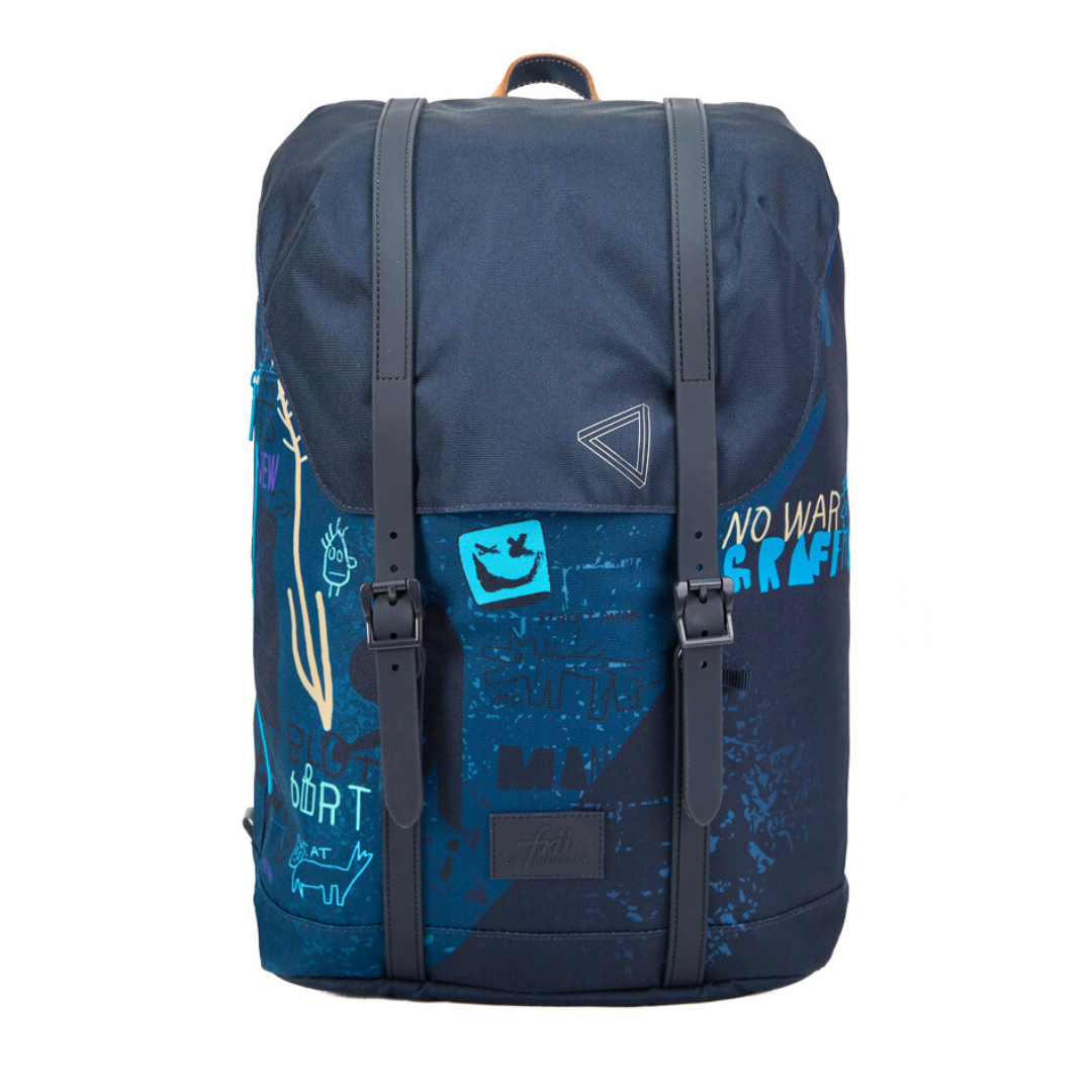 Frii RETRO 30L 護脊書包 - 24200 塗鴉