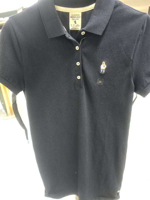 [S] WHO.A.U STEVE COLLAR ONE PIECE POLO DRESS,NAVY, WHOME2422F-02-NAVY (SWAU337)