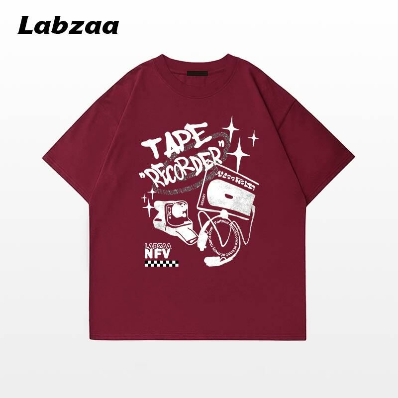 Casual loose short-sleeved T-shirt (S-3XL burgundy. [260g high-quality version]) [Please contact customer service to confirm the shipping size after placing an order]