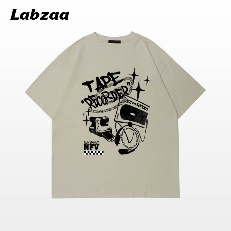 Casual loose short-sleeved T-shirt (S-3XL light coffee. [260g high-quality version]) [Please contact customer service to confirm the shipping size after placing an order]