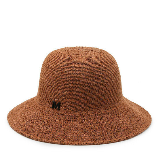Hot selling breathable sun protection large brim straw hat for women (brown)