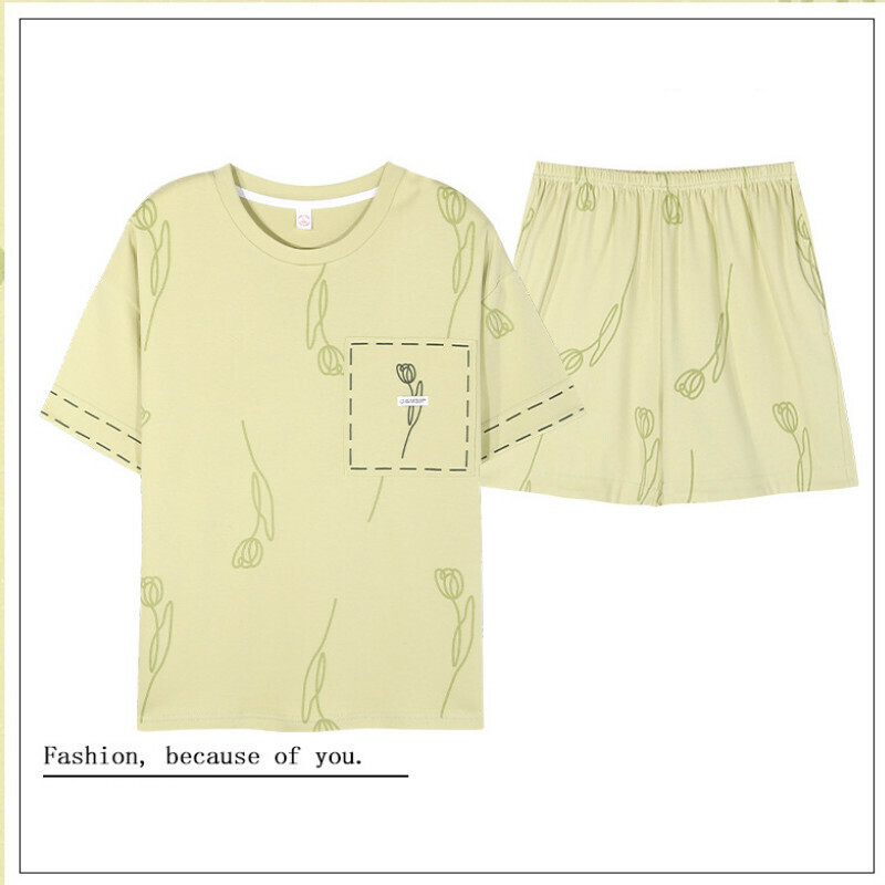 熱賣短袖短褲睡衣套裝【M-XXL碼 AM-20767】【下單后聯絡客服確認發貨尺碼 】