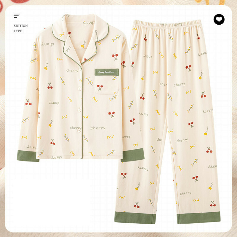 熱賣長袖睡衣套裝【M-XXXL碼 AM-34539】【下單后聯絡客服確認發貨尺碼 】