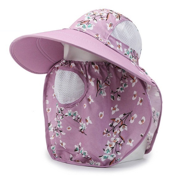 Best Selling Breathable Farm Work Tea Picking Hat for Women (Purple)