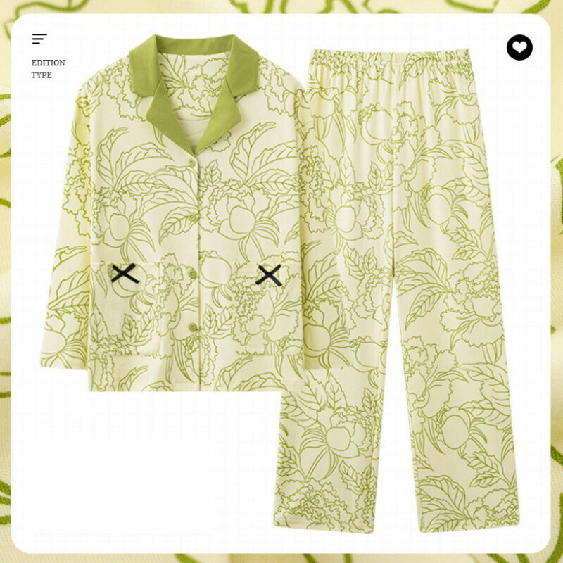 熱賣長袖睡衣套裝【M-XXXL碼 AM-34530】【下單后聯絡客服確認發貨尺碼 】