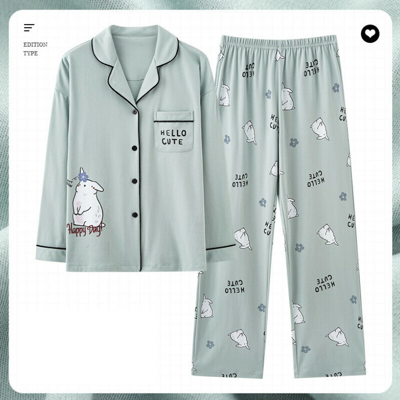 熱賣長袖睡衣套裝【M-XXXL碼 AM-34578】【下單后聯絡客服確認發貨尺碼 】