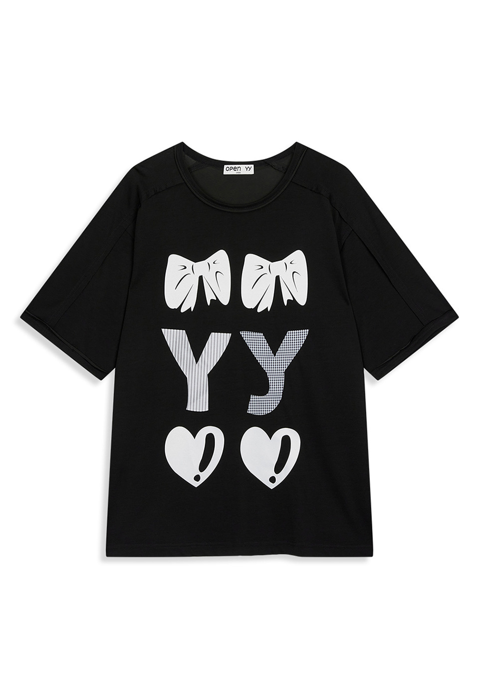 [OPEN YY] RIBBON YY T-SHIRT