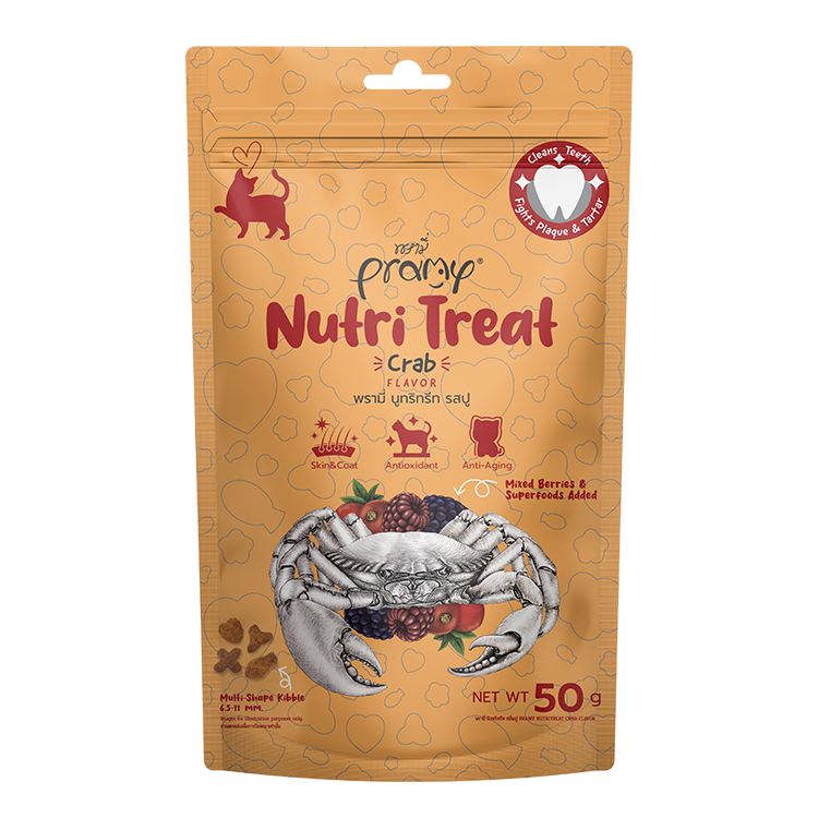 Pramy 香酥脆 螃蟹口味 貓用潔牙餅