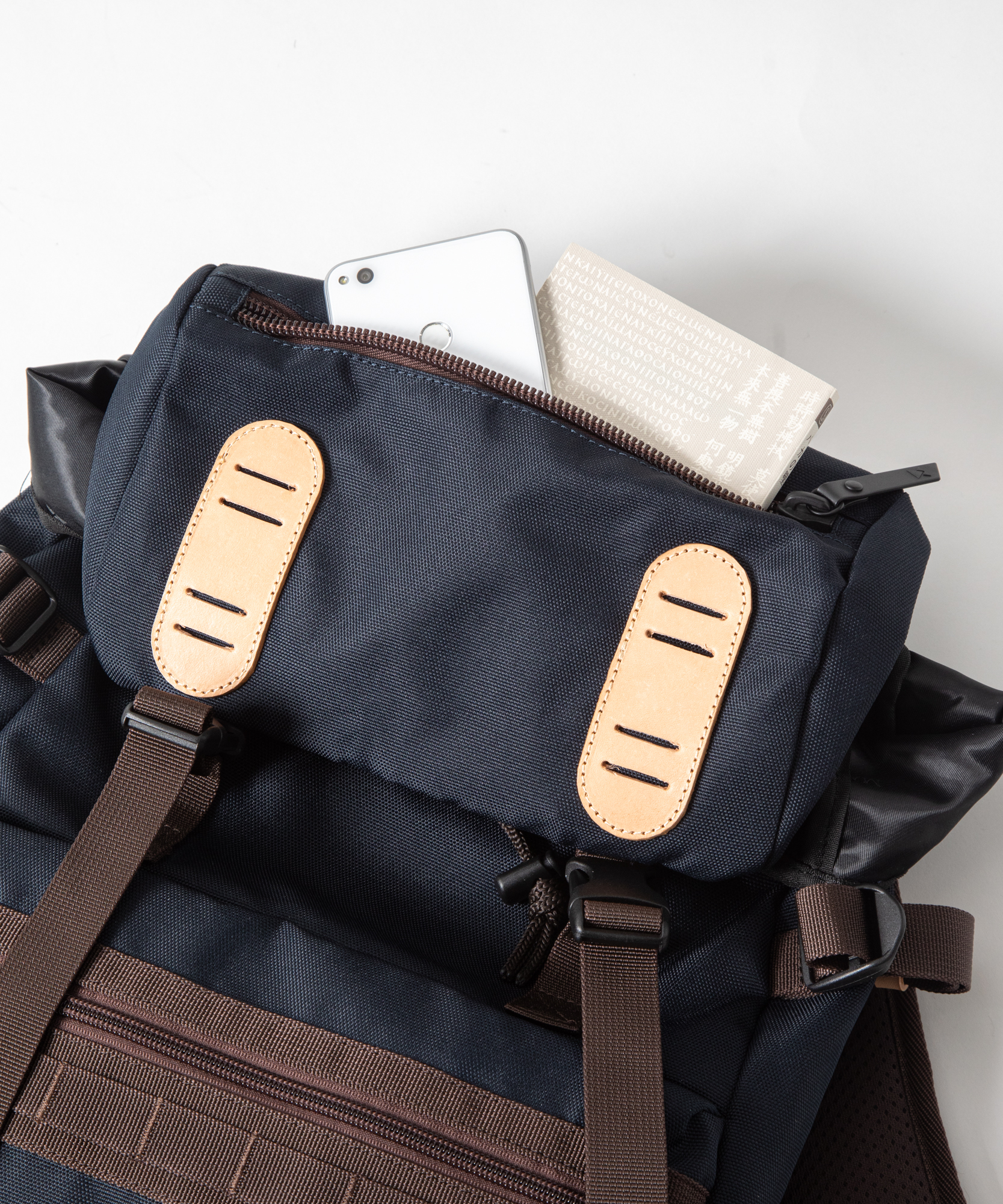 MAKVELIC NAUGHTIAM 別注 DOUBLE BELTDAYPACK TRUCKS DOUBLE BELT ADMIX DAYPACK