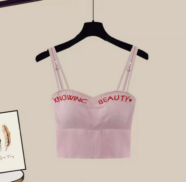 Camisole#Single piece (pink) (size M-4XL) (Contact customer service to confirm size after placing an order) 