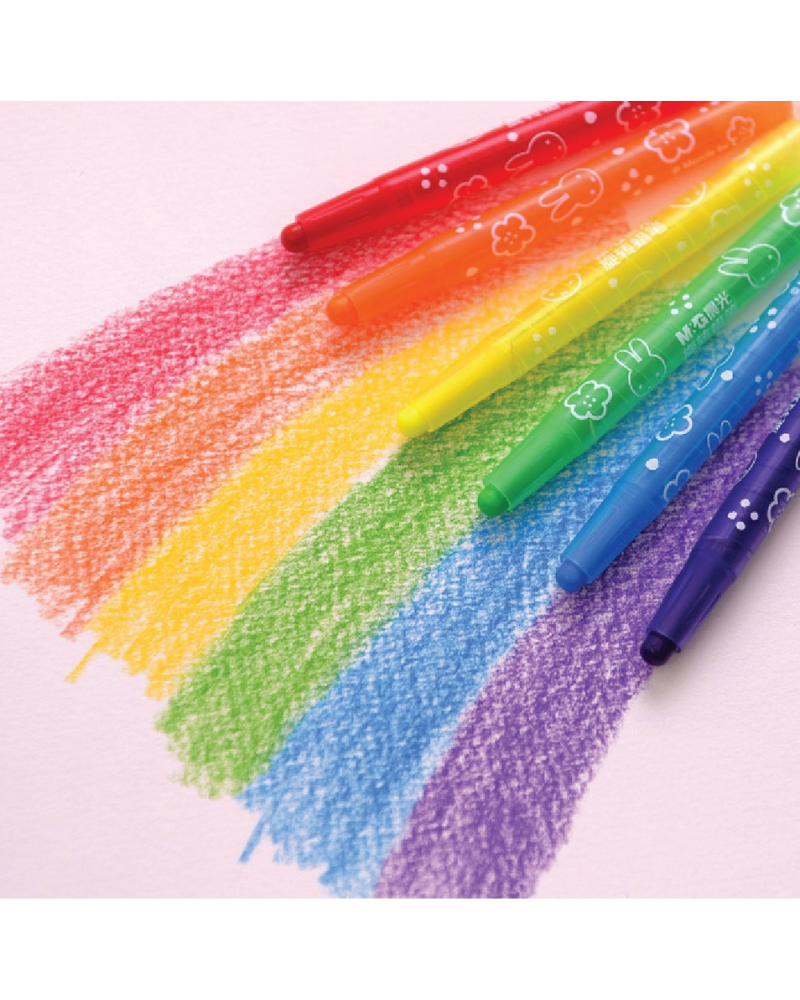 晨光 Miffy 旋轉蠟筆 12色