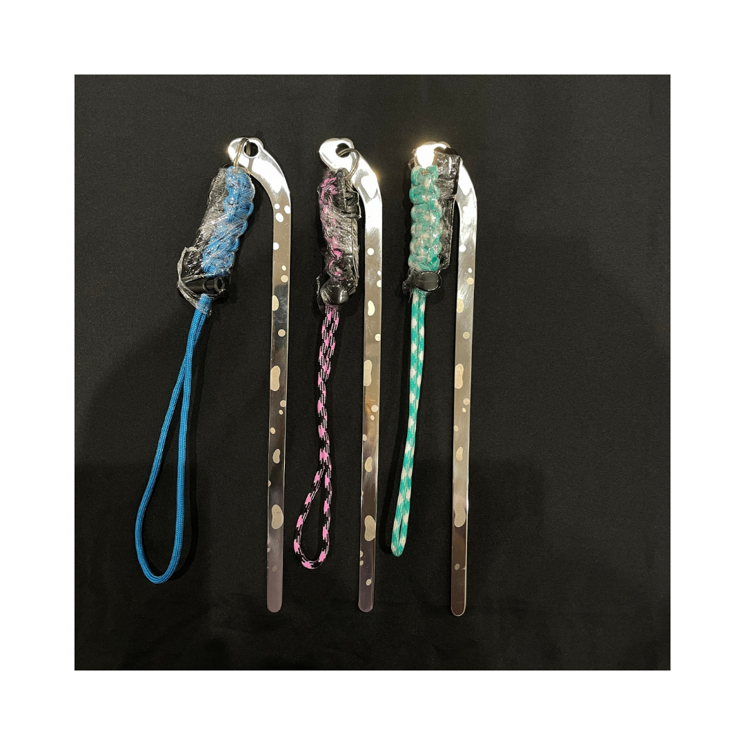 ▲鉄市設計-高質感304不鏽鋼造型探棒-直直斑點花園鰻