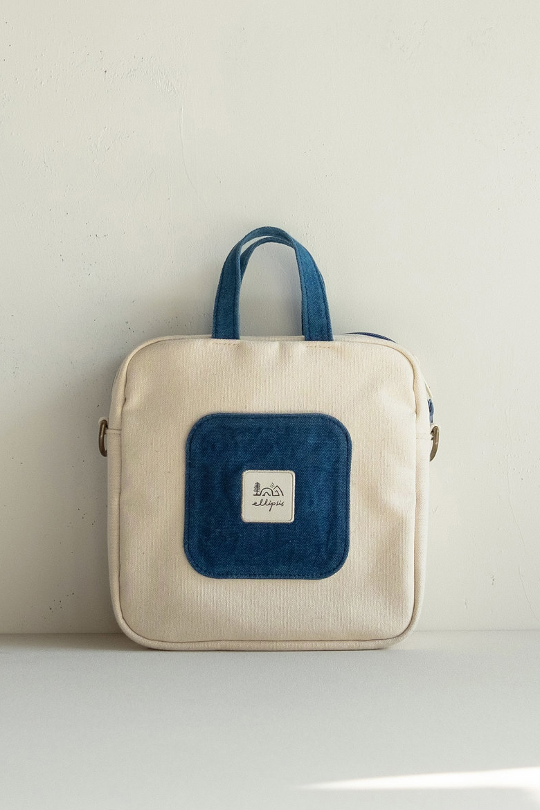 蘇打餅乾包 2.0｜藍染