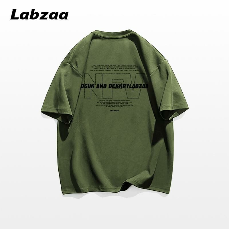 激抵休閒寬鬆短袖T恤( M-3XL碼 軍綠色)【下單後請聯絡客服確認發貨尺碼】