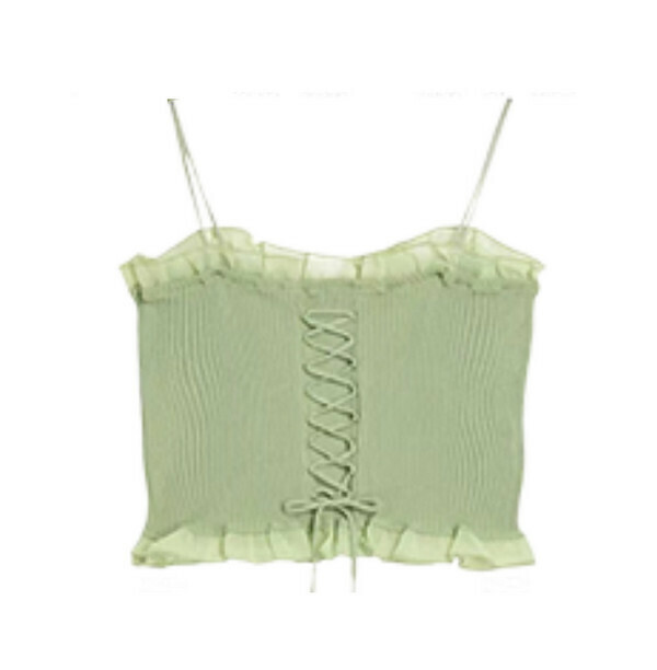 Camisole-Single Piece (Green) (M-4XL) (Contact customer service to confirm size after placing an order) 