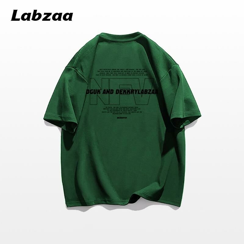 激抵休閒寬鬆短袖T恤( M-3XL碼 綠色)【下單後請聯絡客服確認發貨尺碼】