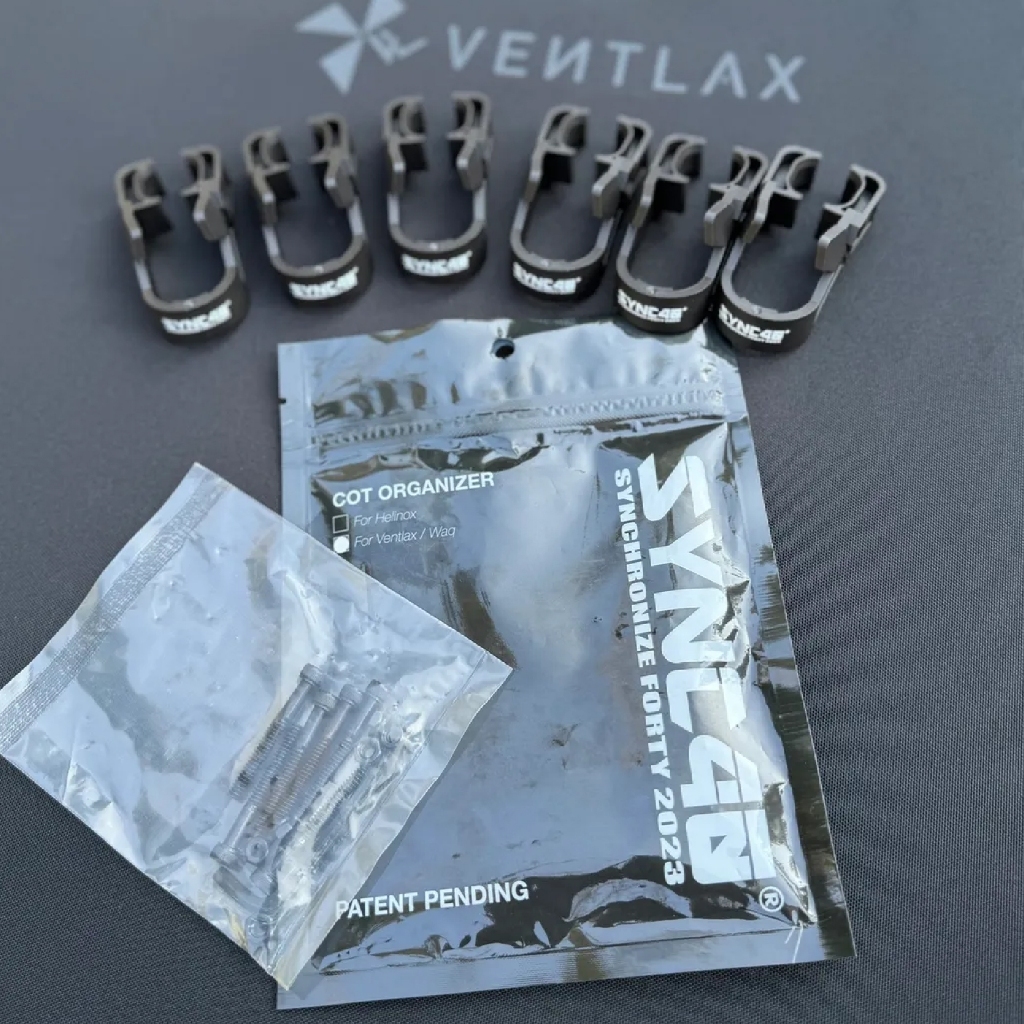 SYNC40 行軍床扣件-六入組/八件組VENTLAX WAQ HELINOX