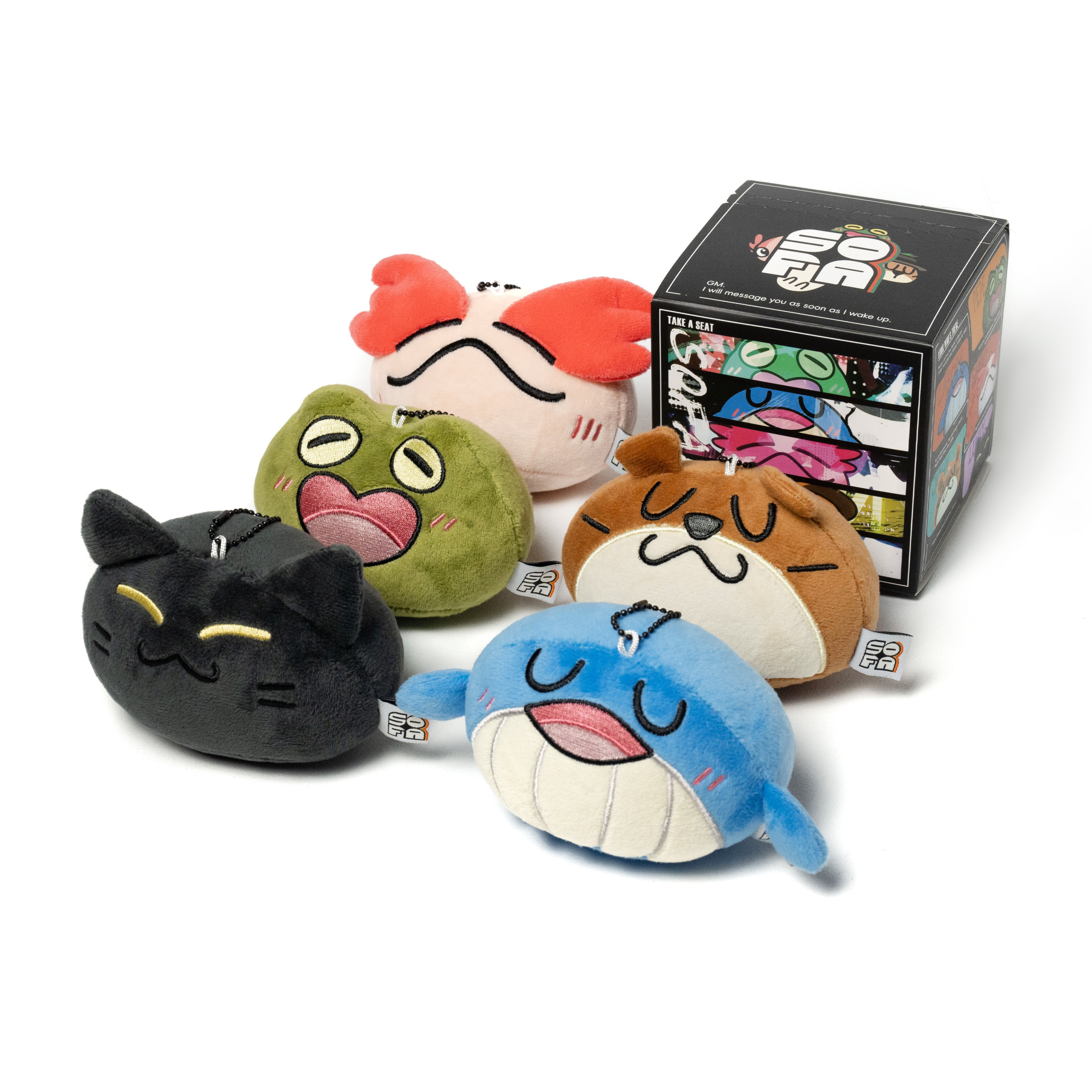 ORDINARY X SOFA 聯名角色掛式公仔盲盒包