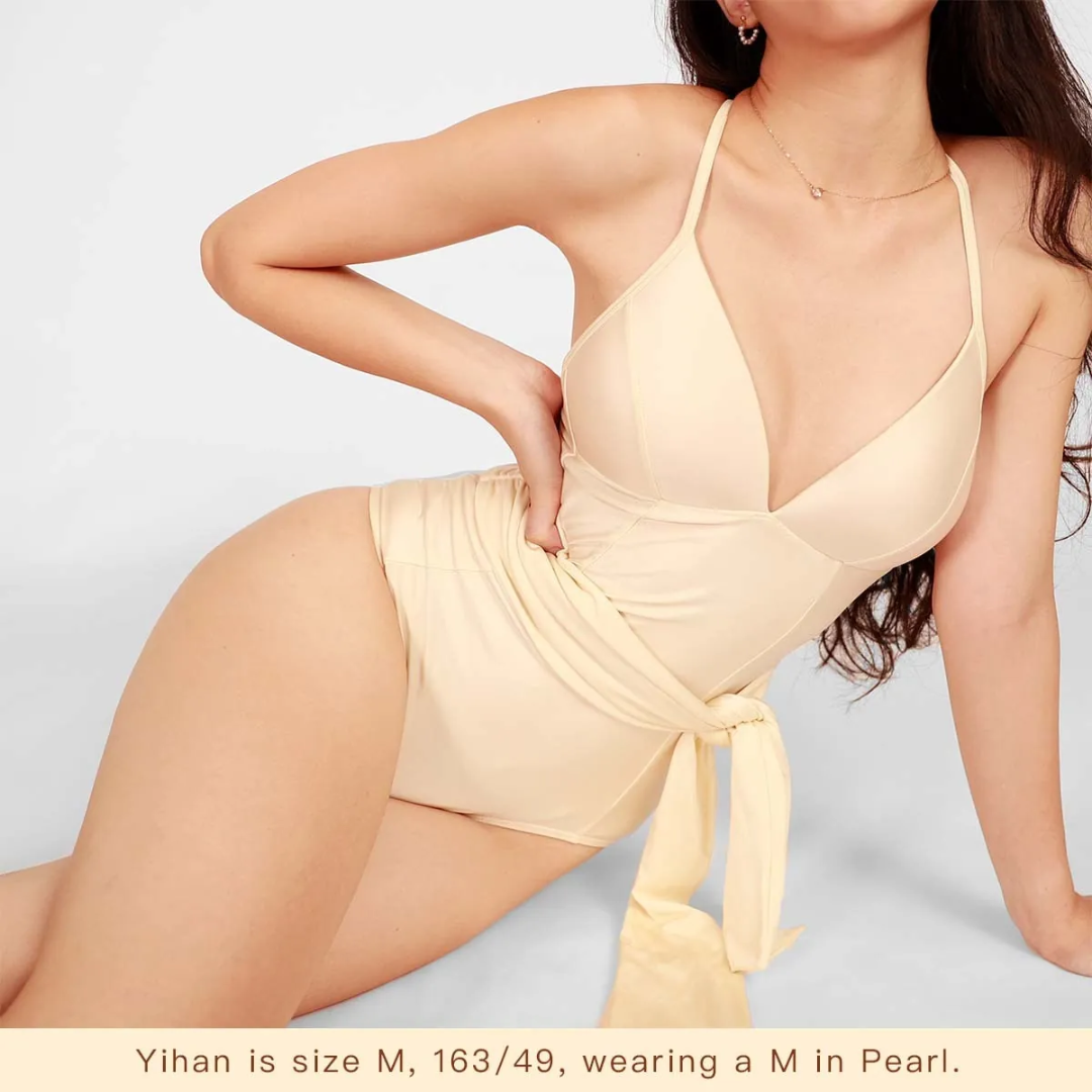 ▲LeReve AIRise 法式美型空氣連身泳裝 珍珠白