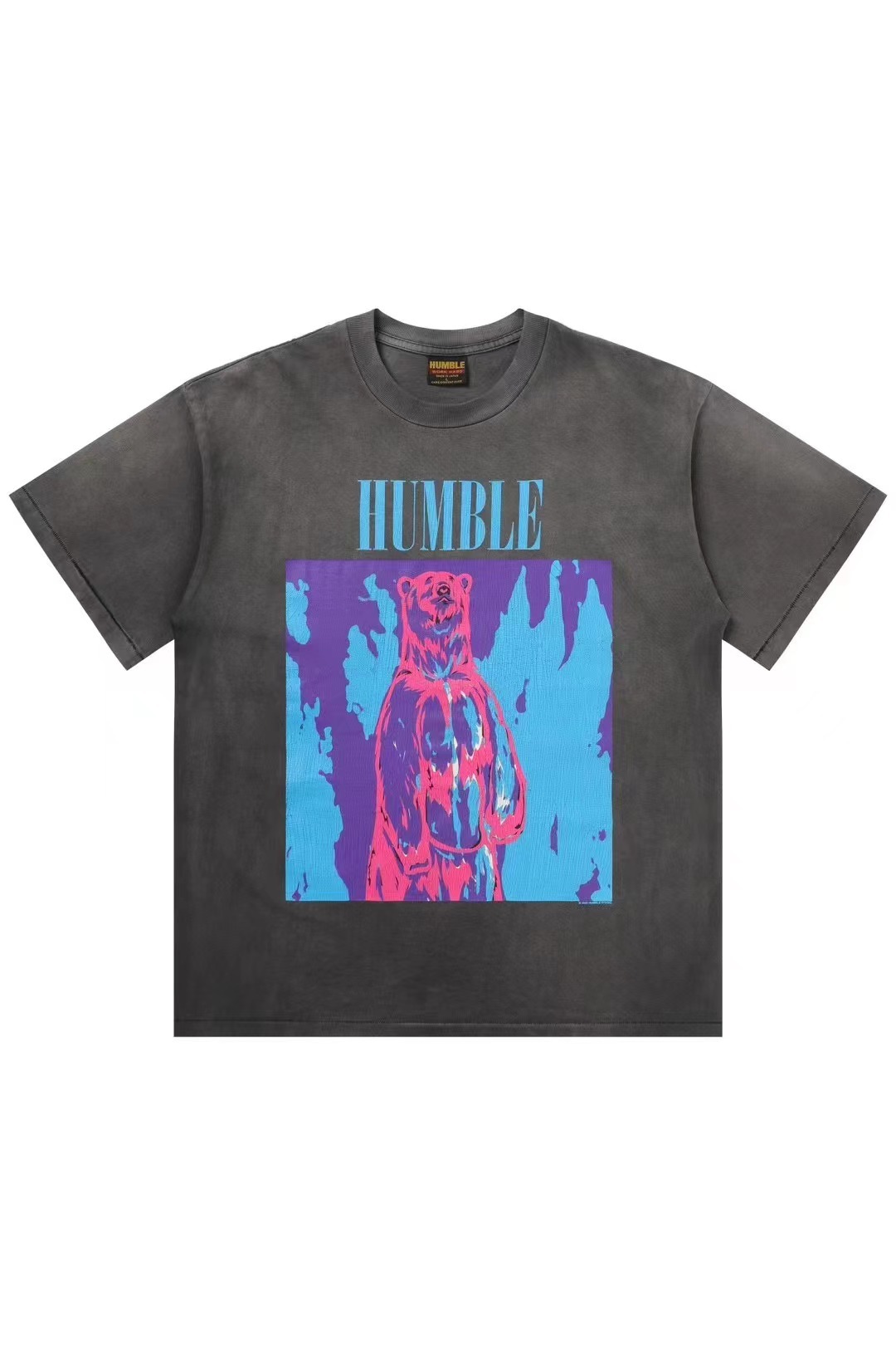 HUMBLE Bear 翻玩NIRVANA水洗做舊短袖