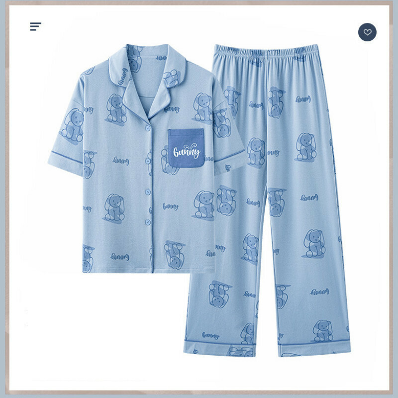 激抵短袖長褲睡衣套裝【M-XXL碼 LF-706】【下單后聯絡客服確認發貨尺碼 】