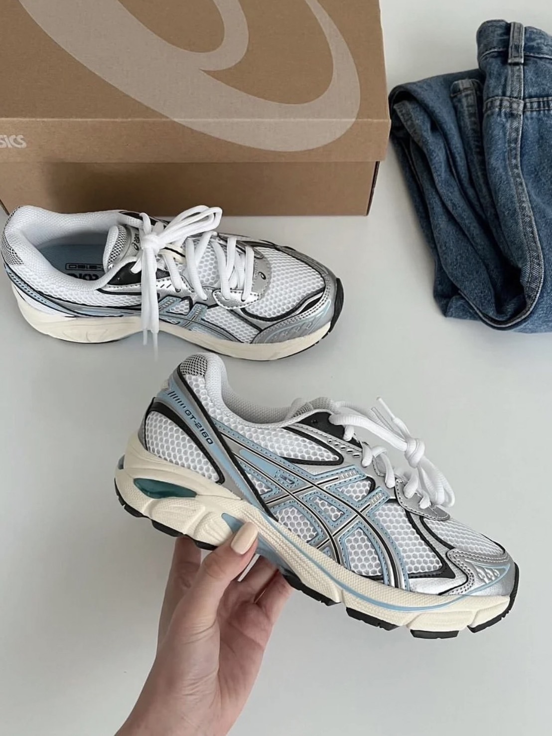 <小眾款💚> ASICS GT-2160 薄荷銀灰