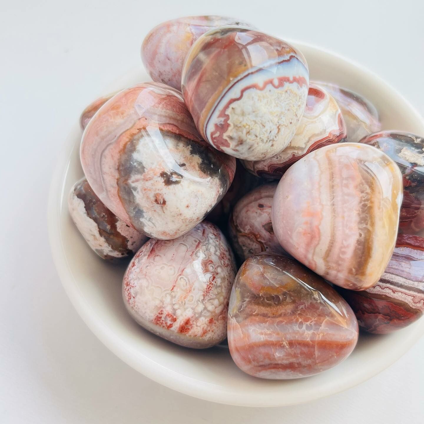 [原石] 高品 墨西哥瘋狂瑪瑙 水晶滾石