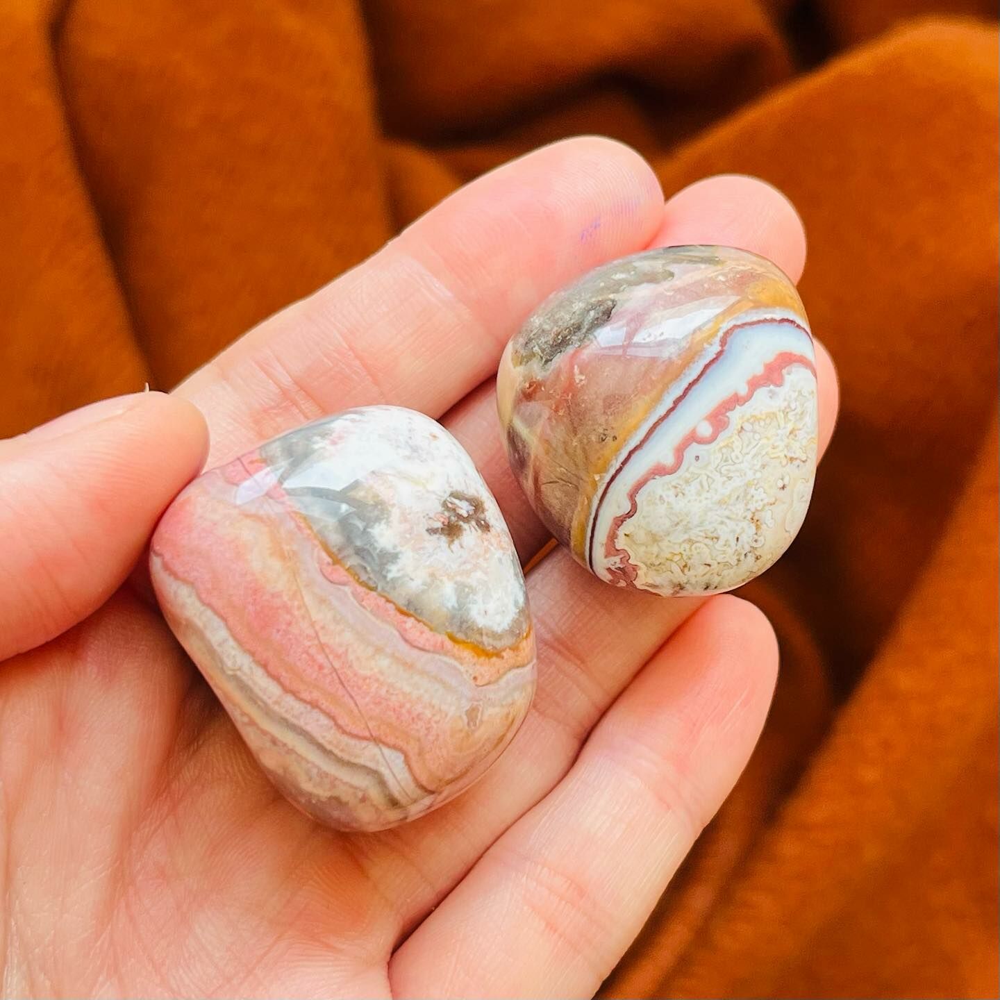 [原石] 高品 墨西哥瘋狂瑪瑙 水晶滾石