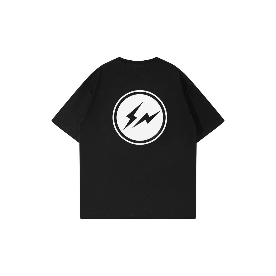 聯名 Kastinger X Fragment Design 胸口方形小閃電 背後雙層圓圈閃電 藤原浩 短袖 短T TEE B-RHML240KT5007