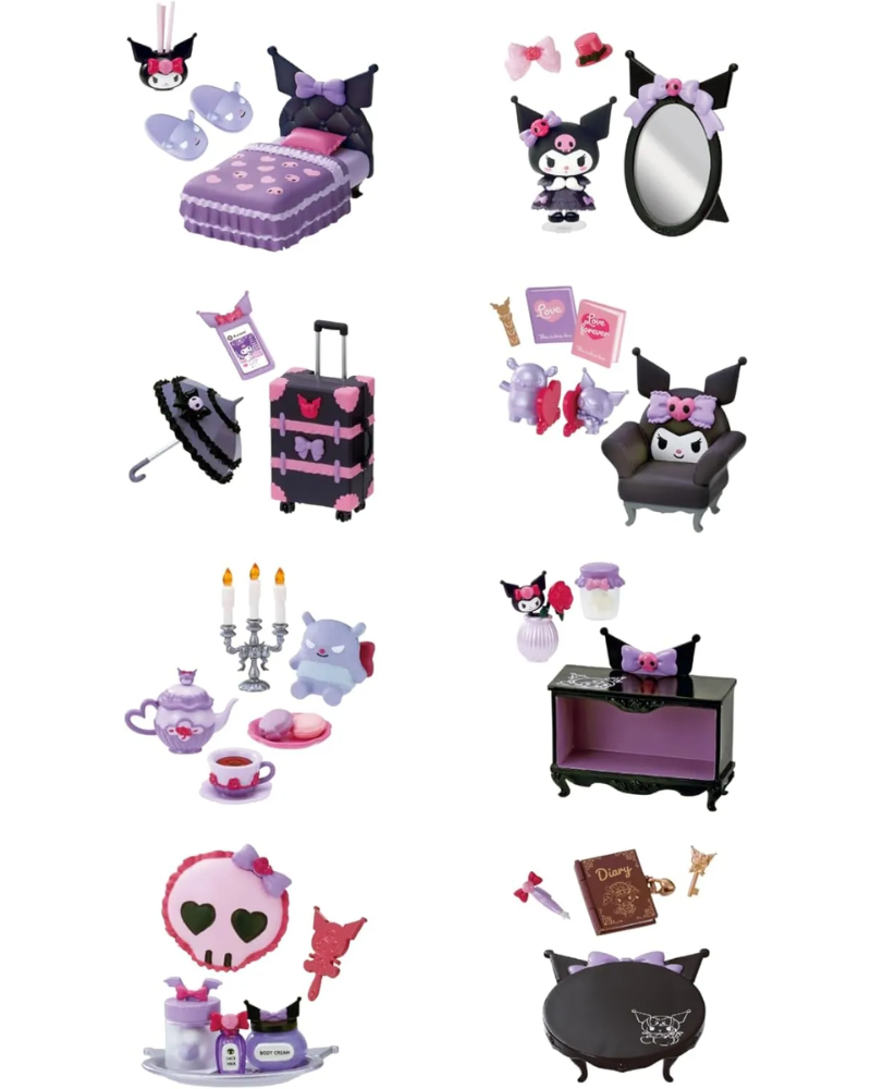 RE-MENT Kuromi 臥室盲抽