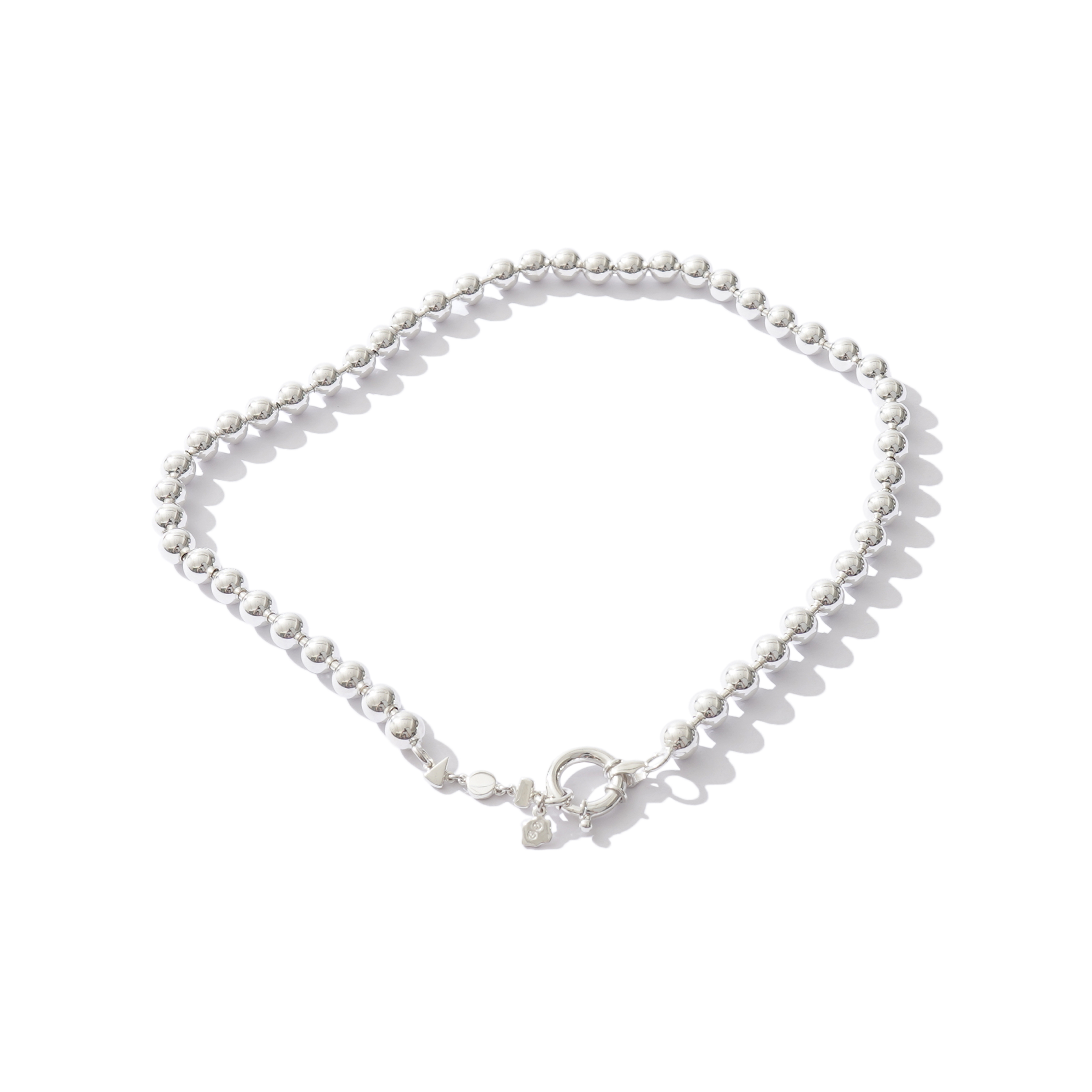 AOI Logo 2.0大珠珠 925 銀項鍊