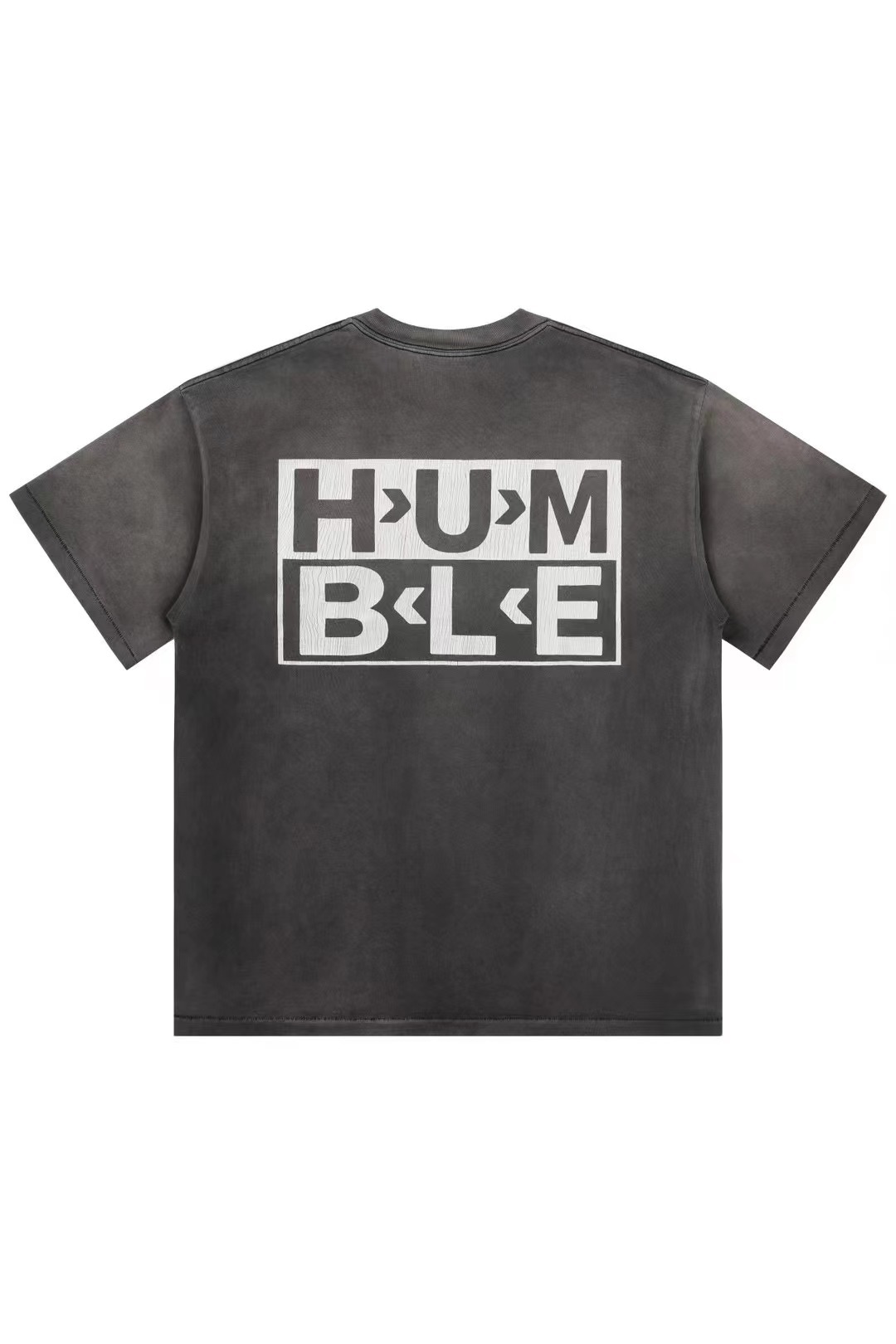HUMBLE WINNER水洗做舊標語短袖