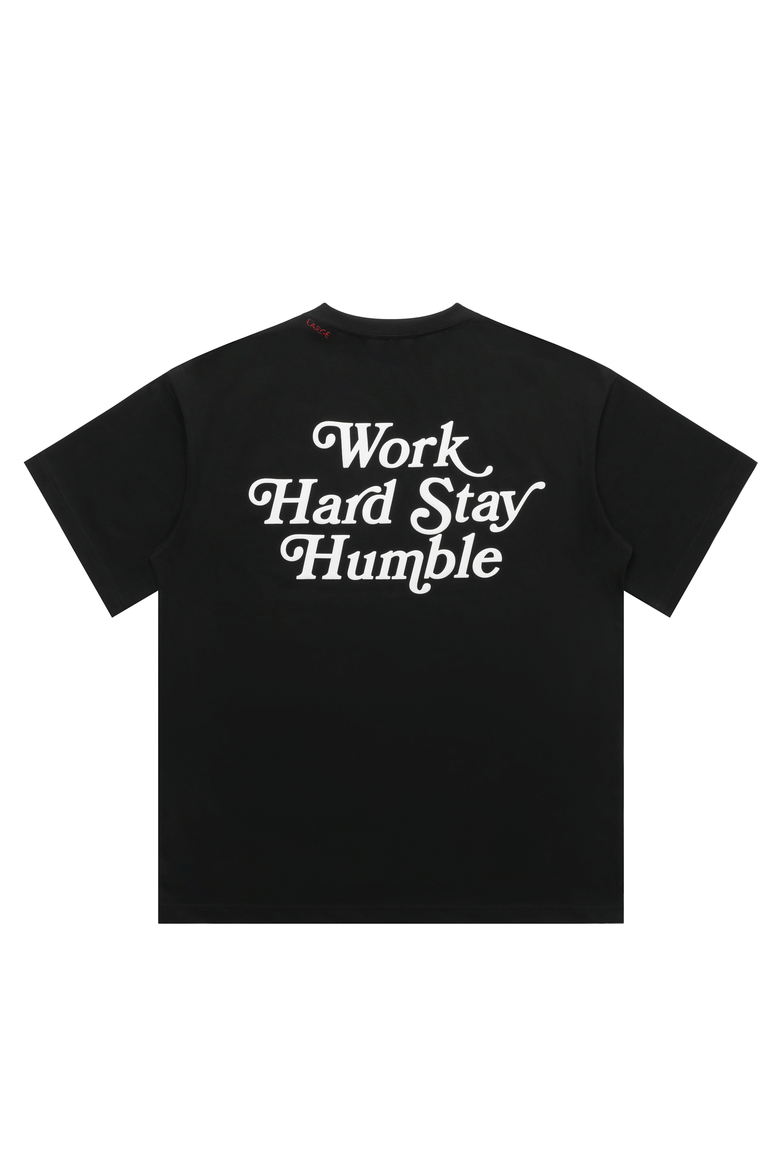 HUMBLE Work Hard發泡字體短袖