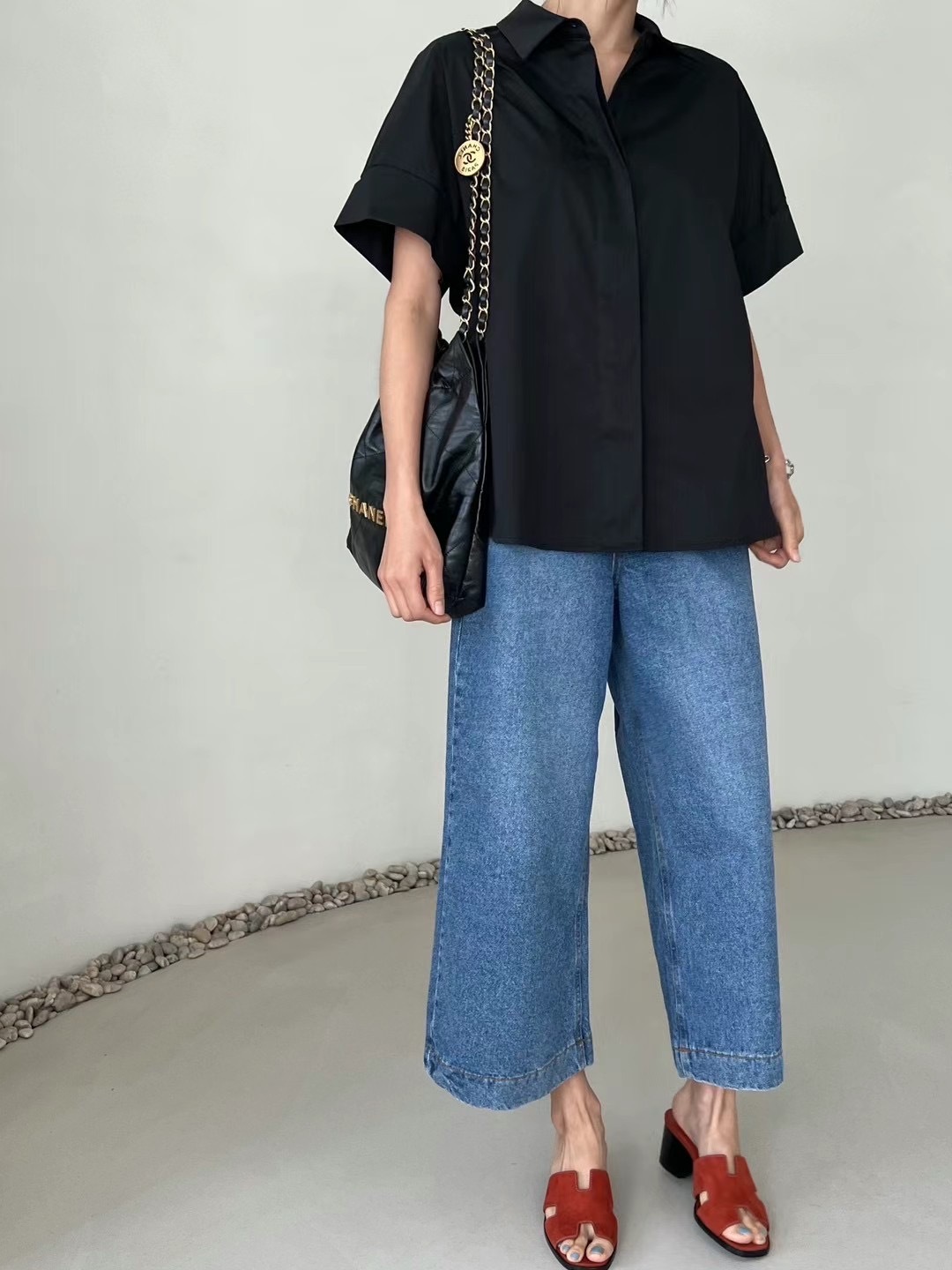 [現貨]Darlene開襟男友衫[ 白色 / S ]