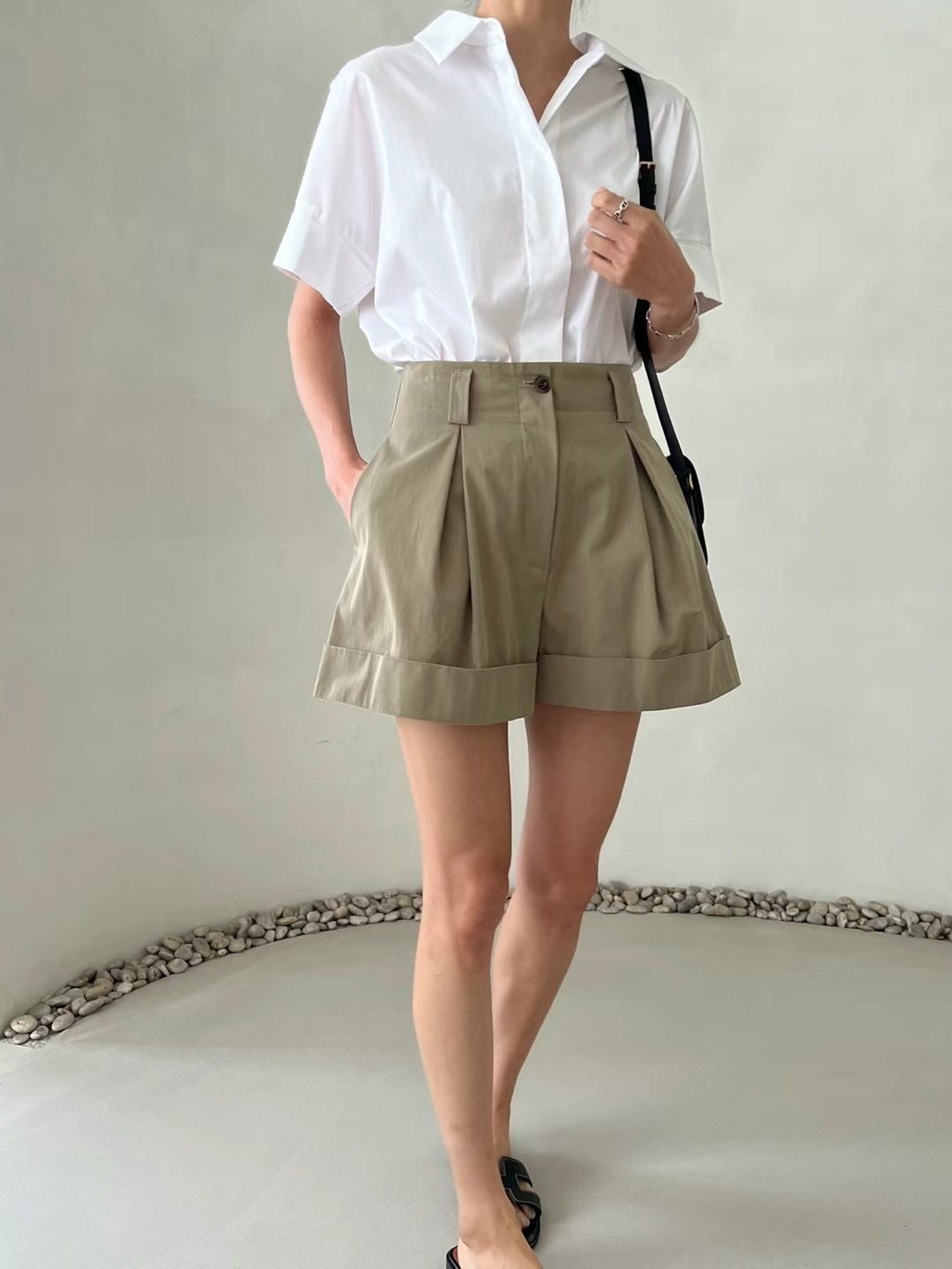 [現貨]Darlene開襟男友衫[ 白色 / S ]