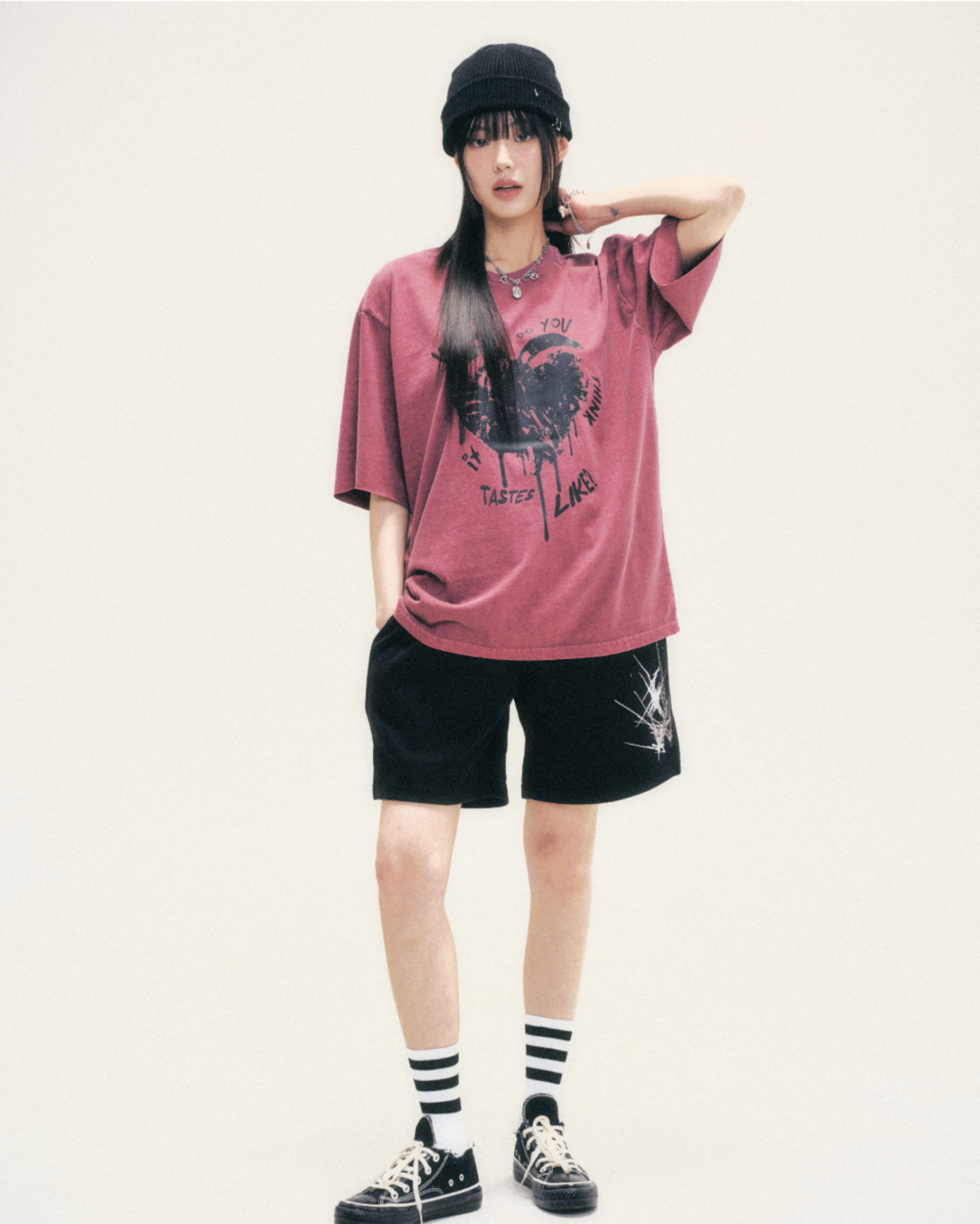 預訂｜VENHIT Ploing Heart Pigment T-Shirt (2 COLOR)