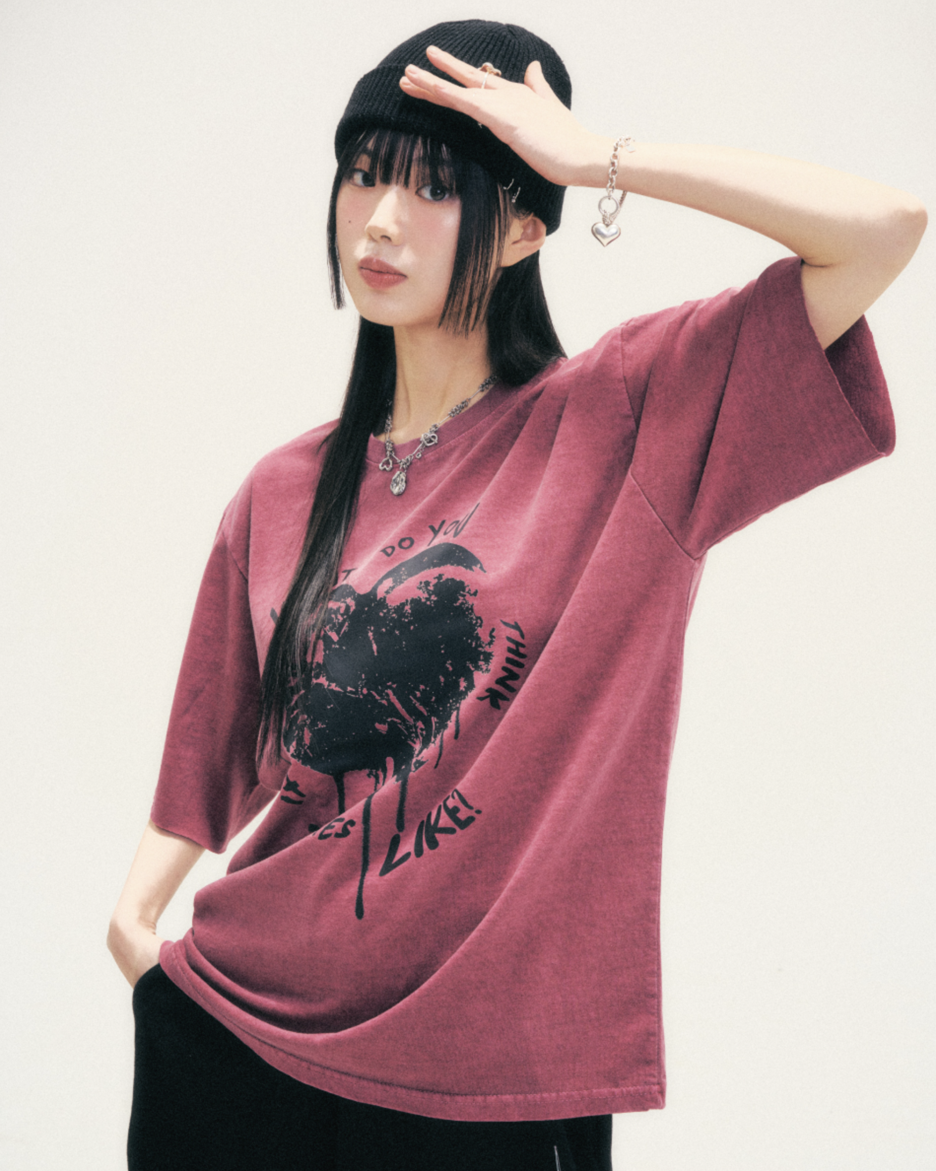 預訂｜VENHIT Ploing Heart Pigment T-Shirt (2 COLOR)