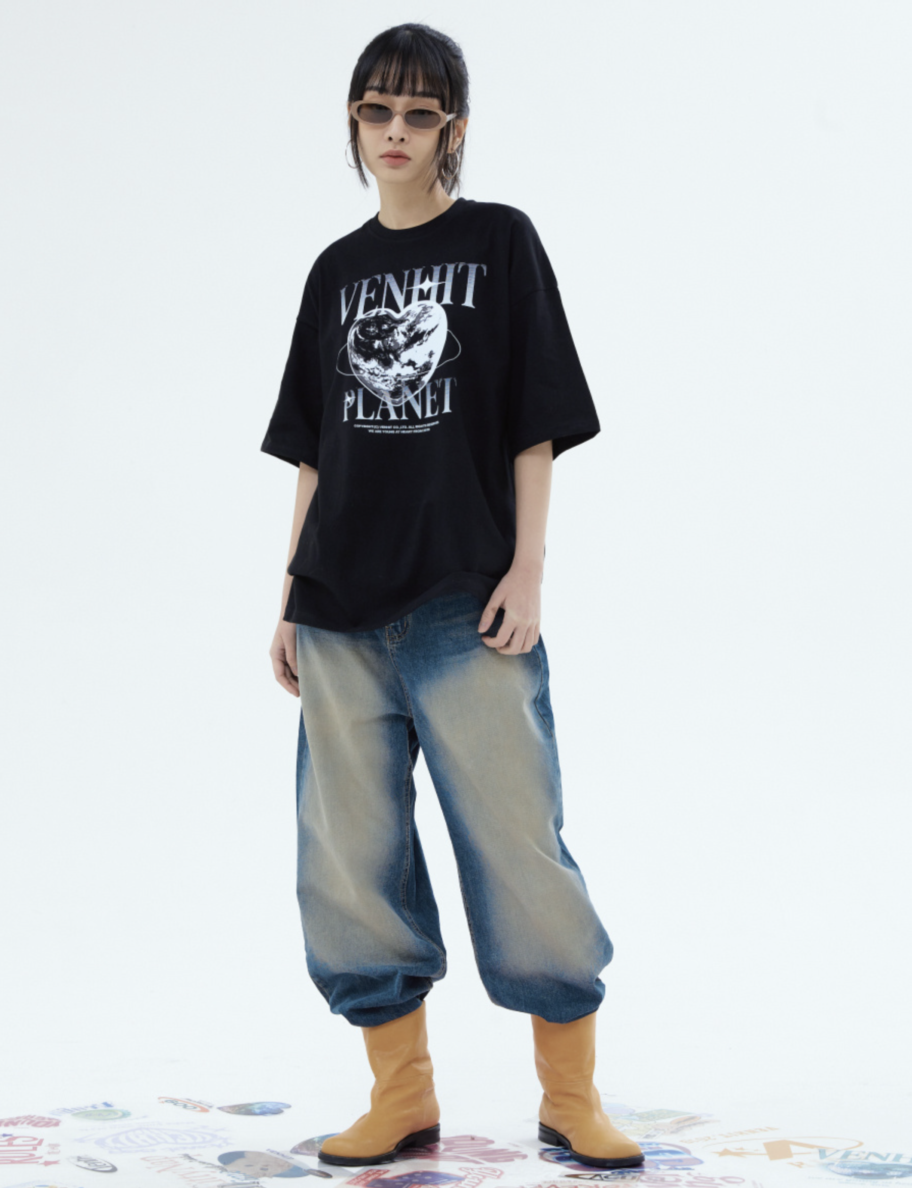 預訂｜VENHIT Black Planet T-Shirt (5 COLOR)